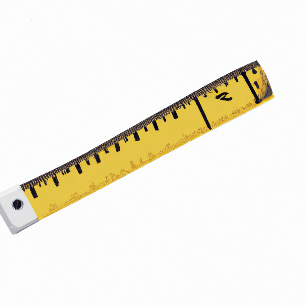 Minimal tailor ruler icon